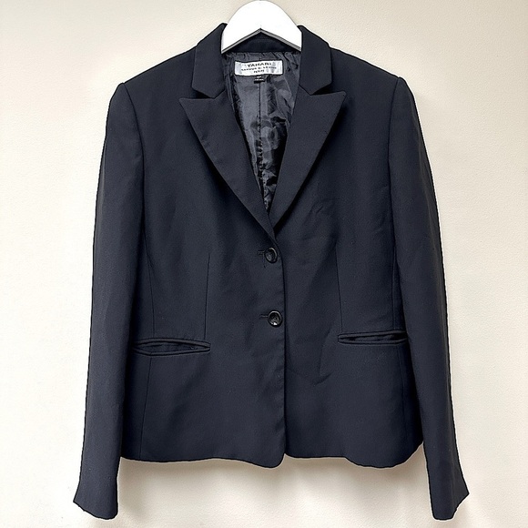 Black Blazer Size 10 Corpcore Boardroom Office siren - Picture 1 of 7